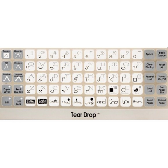 Tear Drop Cricut Cartridge - Picture 2 of 3